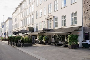 Majoituspaikan julkisivu