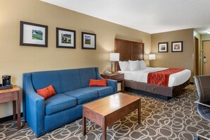 Room, 1 King Bed, Accessible, Non Smoking | Desk, blackout drapes, soundproofing, iron/ironing board