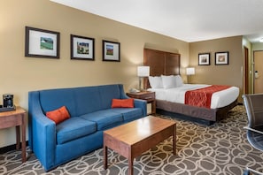 Room, 1 King Bed, Accessible, Non Smoking | Desk, blackout drapes, soundproofing, iron/ironing board