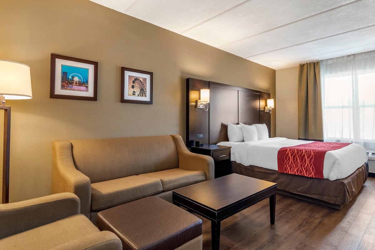 Suite, 1 King Bed with Sofa bed, Non Smoking | 1 bedroom, hypo-allergenic bedding, individually decorated