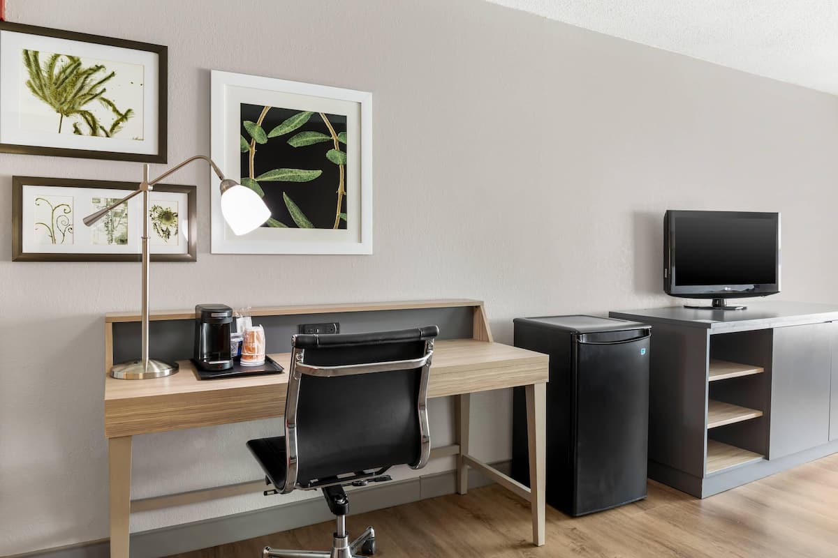 Studio Suite, 1 King Bed, Non Smoking | Premium bedding, desk, blackout drapes, iron/ironing board