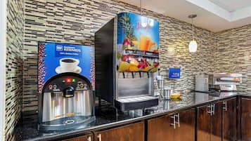 Free daily full breakfast