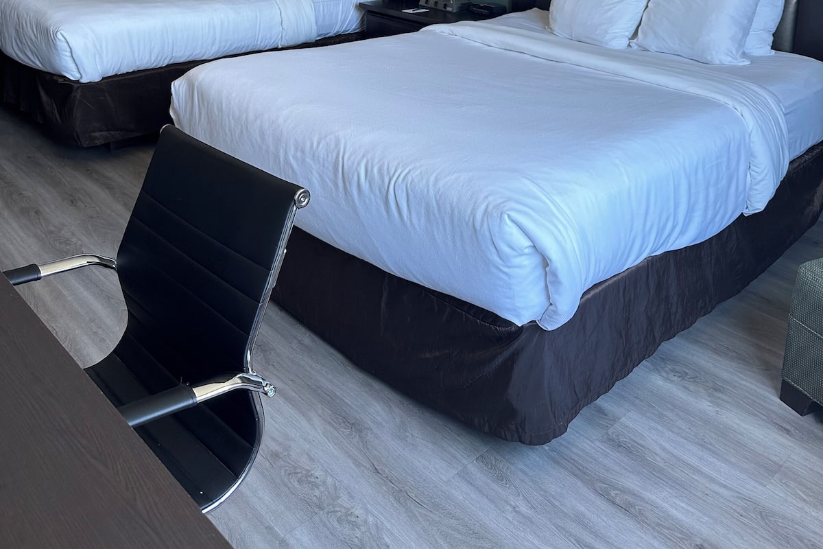 Standard Room, 2 Queen Beds | Blackout curtains, iron/ironing board, free WiFi, bed sheets