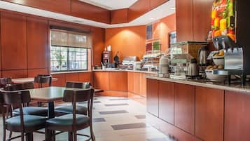 Free buffet breakfast