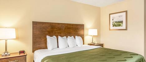 Desk, blackout drapes, iron/ironing board, cribs/infant beds