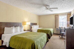 Standard Room, 2 Double Beds, Non Smoking | Desk, blackout drapes, iron/ironing board, cribs/infant beds - Quality Inn Burkeville Hwy 360 & 460 (Burkeville)