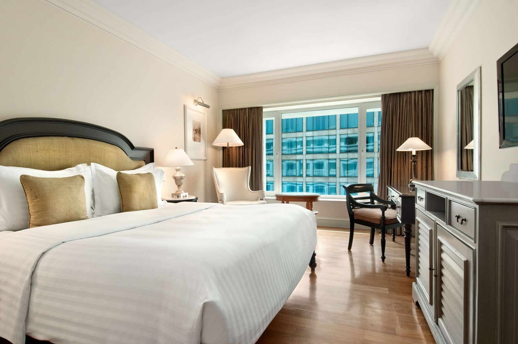 Premium bedding, memory foam beds, minibar, in-room safe