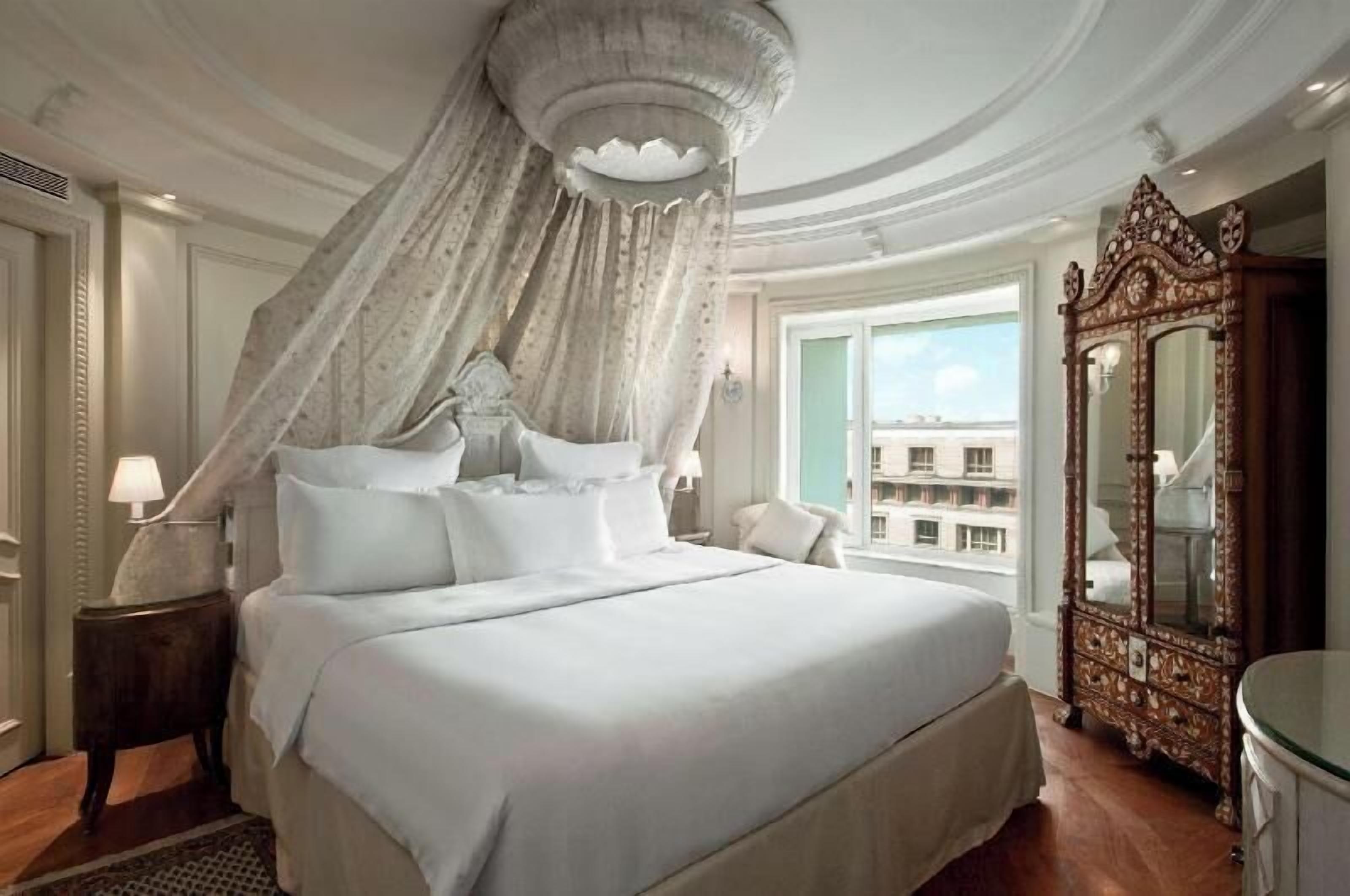 Premium bedding, memory foam beds, minibar, in-room safe