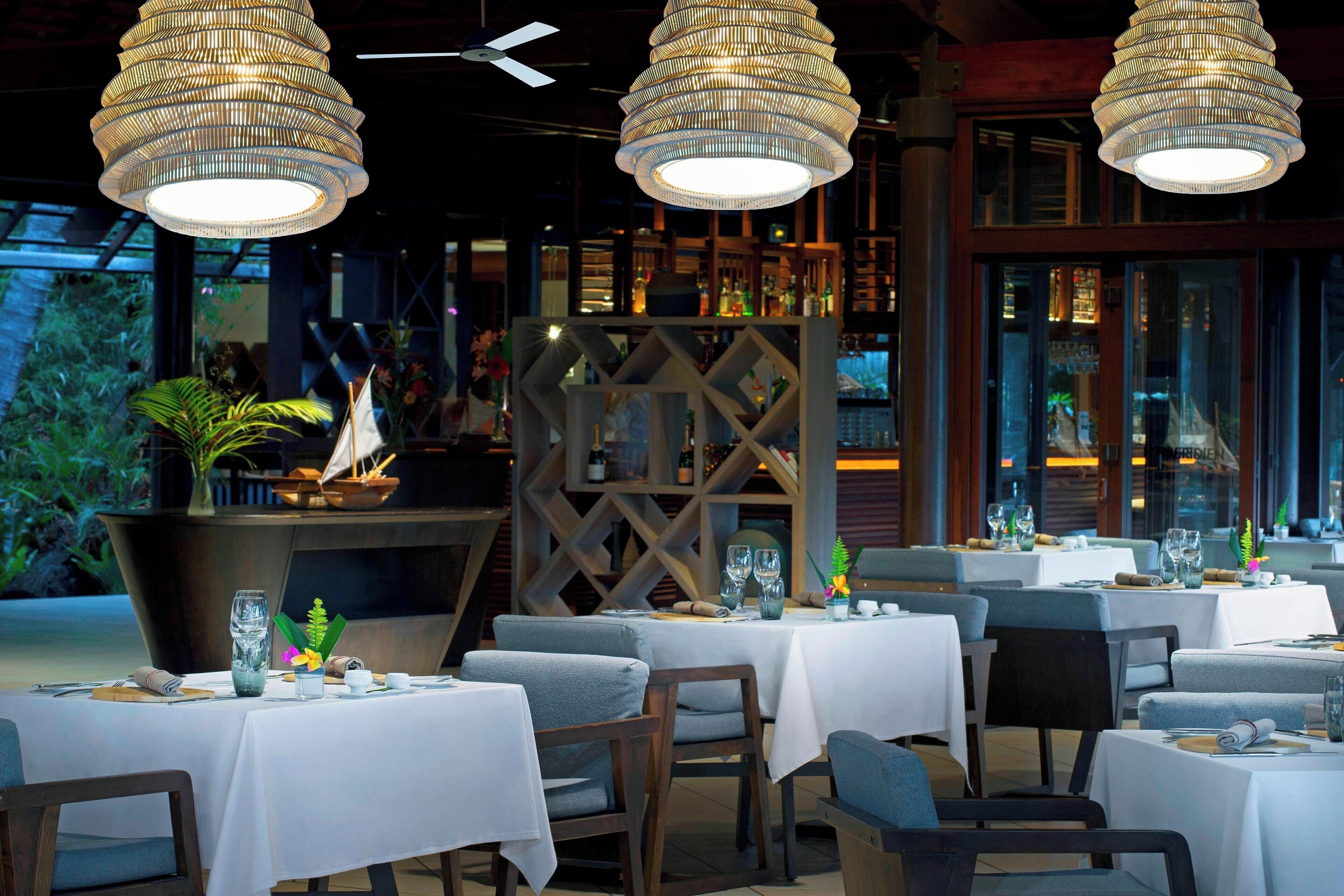 breakfast, lunch, dinner served; beach views