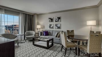 55-inch LCD TV with satellite channels, Smart TV, MP3 dock