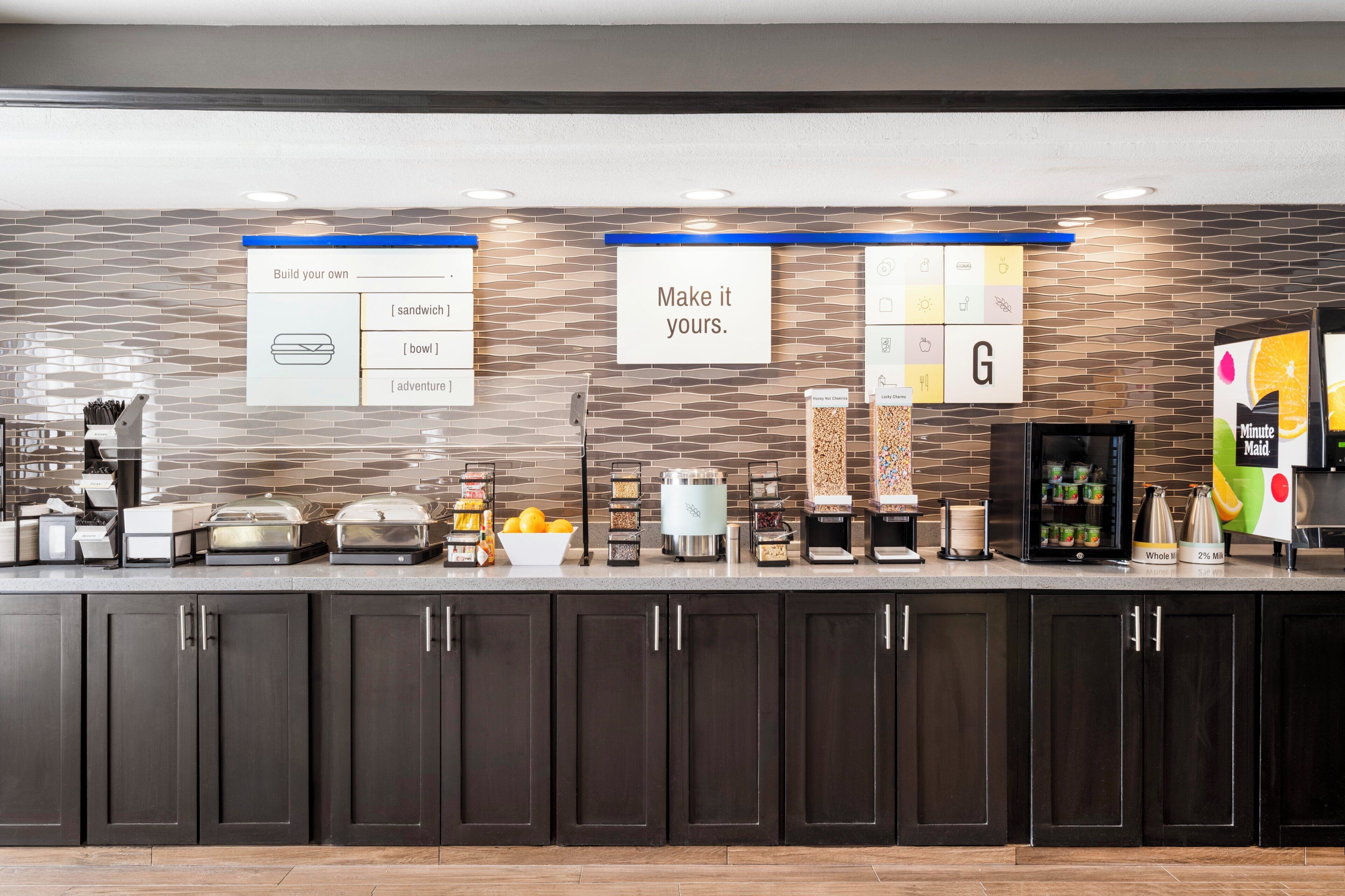 Petit déjeuner buffet compris tous les jours