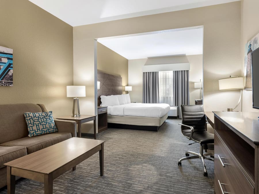 Suite, 1 trÚs grand lit, non-fumeur, réfrigérateur et four à micro-ondes (with Sofabed)