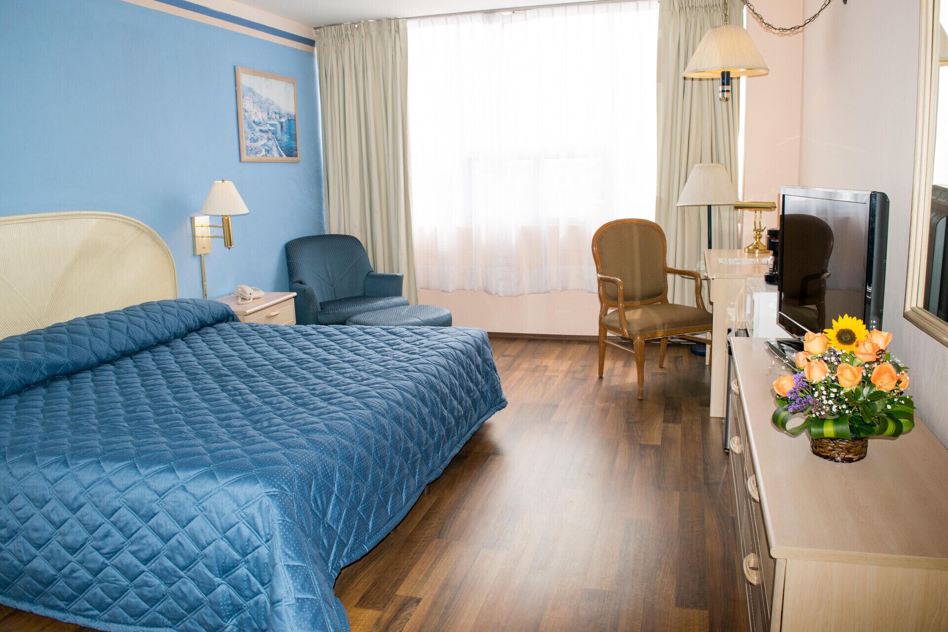 Tabla de planchar con plancha 