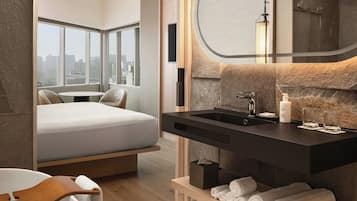 Premium-Zimmer, 2 Queen-Betten, Nichtraucher | Lounge