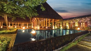 Front of property - evening/night