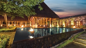 Front of property - evening/night