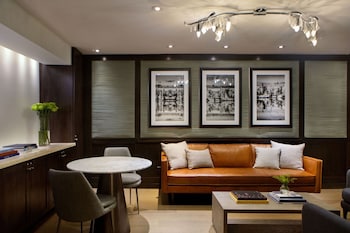 Lobby lounge at The Muse New York