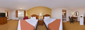 Deluxe Room, 2 Double Beds, Non Smoking