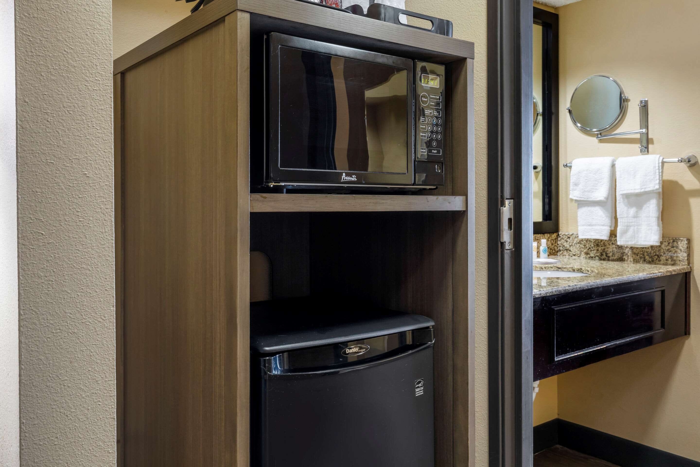 premium bedding, desk, laptop workspace, iron/ironing board