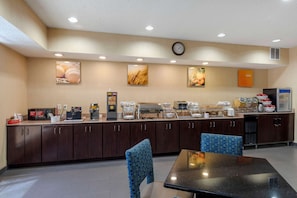 Free daily buffet breakfast
