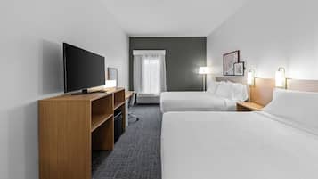 Laptop workspace, iron/ironing board, travel crib, free WiFi