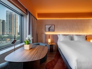 Appartement Premium, 1 grand lit (Executive) | Literie de qualité supérieure, minibar, coffres-forts dans les chambres
