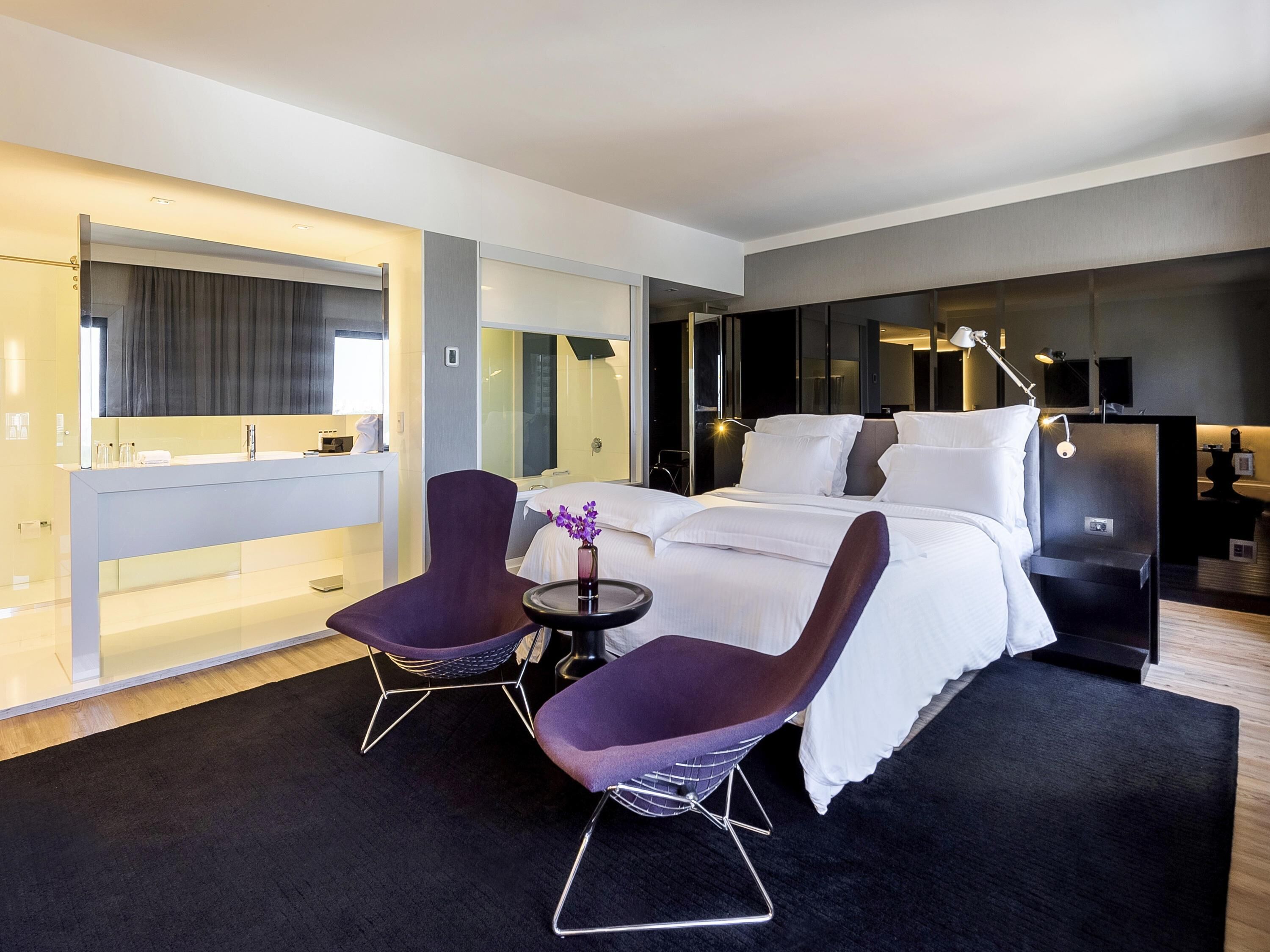 Svit Executive - 1 queensize-säng - utsikt mot parken | Sängtillbehör av högsta kvalitet och minibar