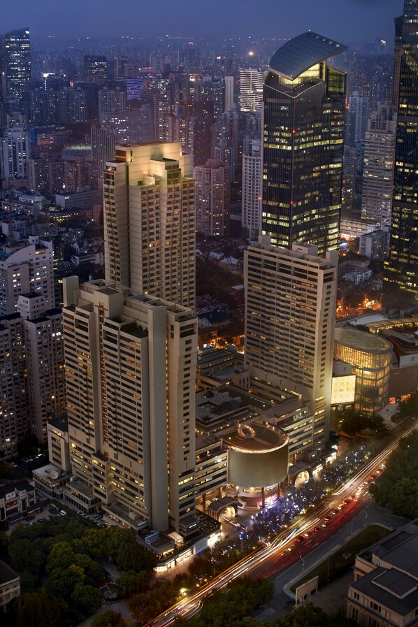 منظر من الجو على ارتفاع عالٍ