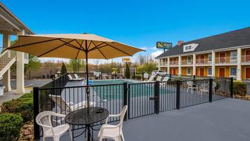 Seasonal outdoor pool