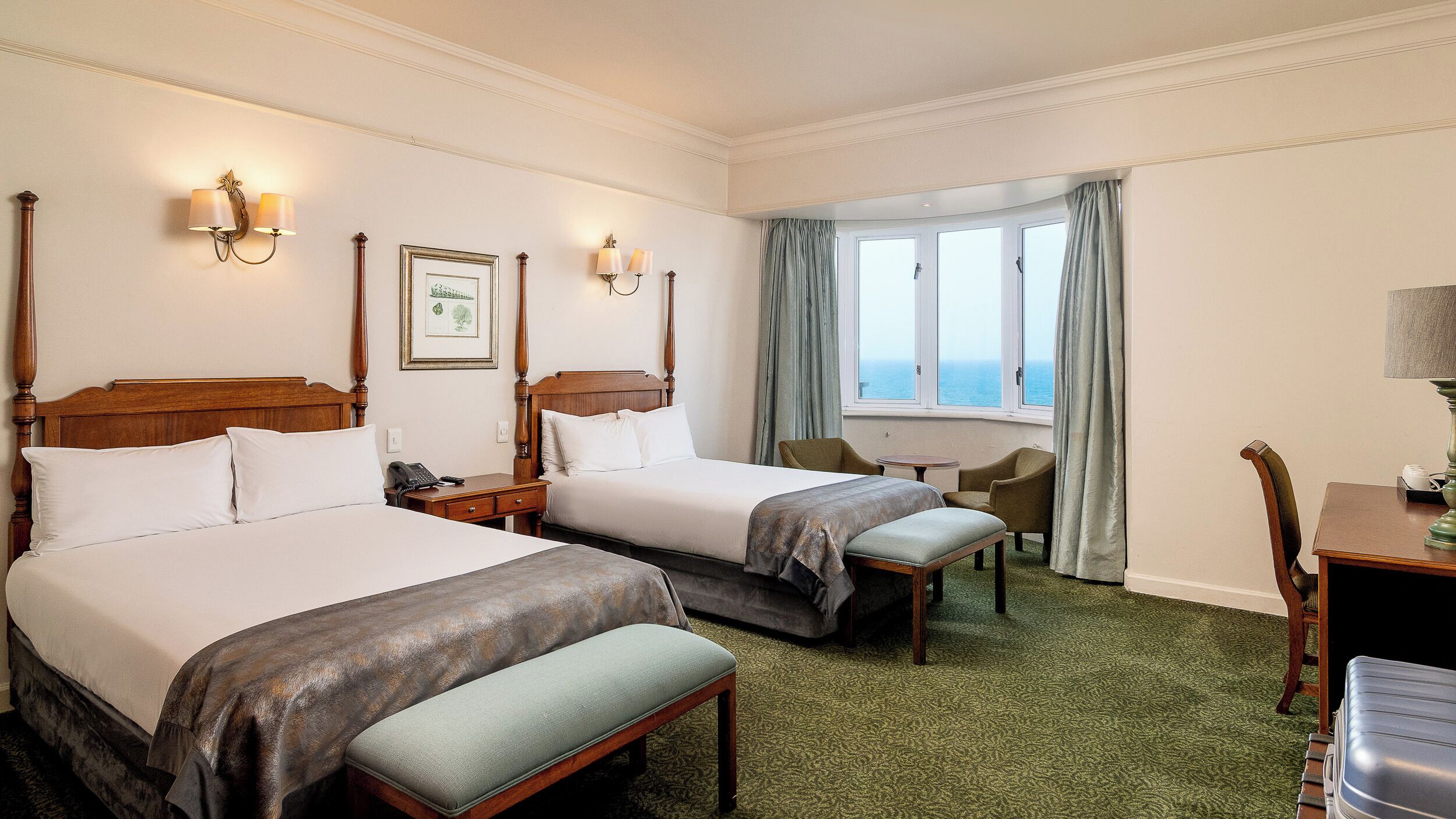 Superior Twin Room, 2 Double Beds | Premium bedding, Tempur-Pedic beds, minibar, in-room safe