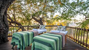 Soins corporels, soins d'aromathérapie, massages aux pierres chaudes