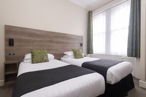 Standard Twin Room, 2 Single Beds | Desk, blackout curtains, iron/ironing board, free WiFi