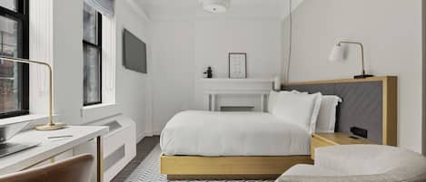 Standaard kamer | Luxe beddengoed, een bureau, een laptopwerkplek, gratis wifi