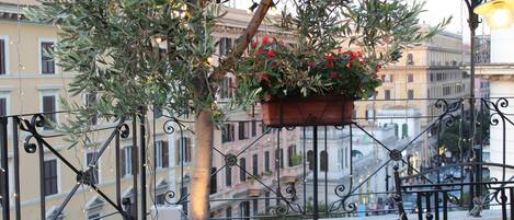 شرفة على السطح