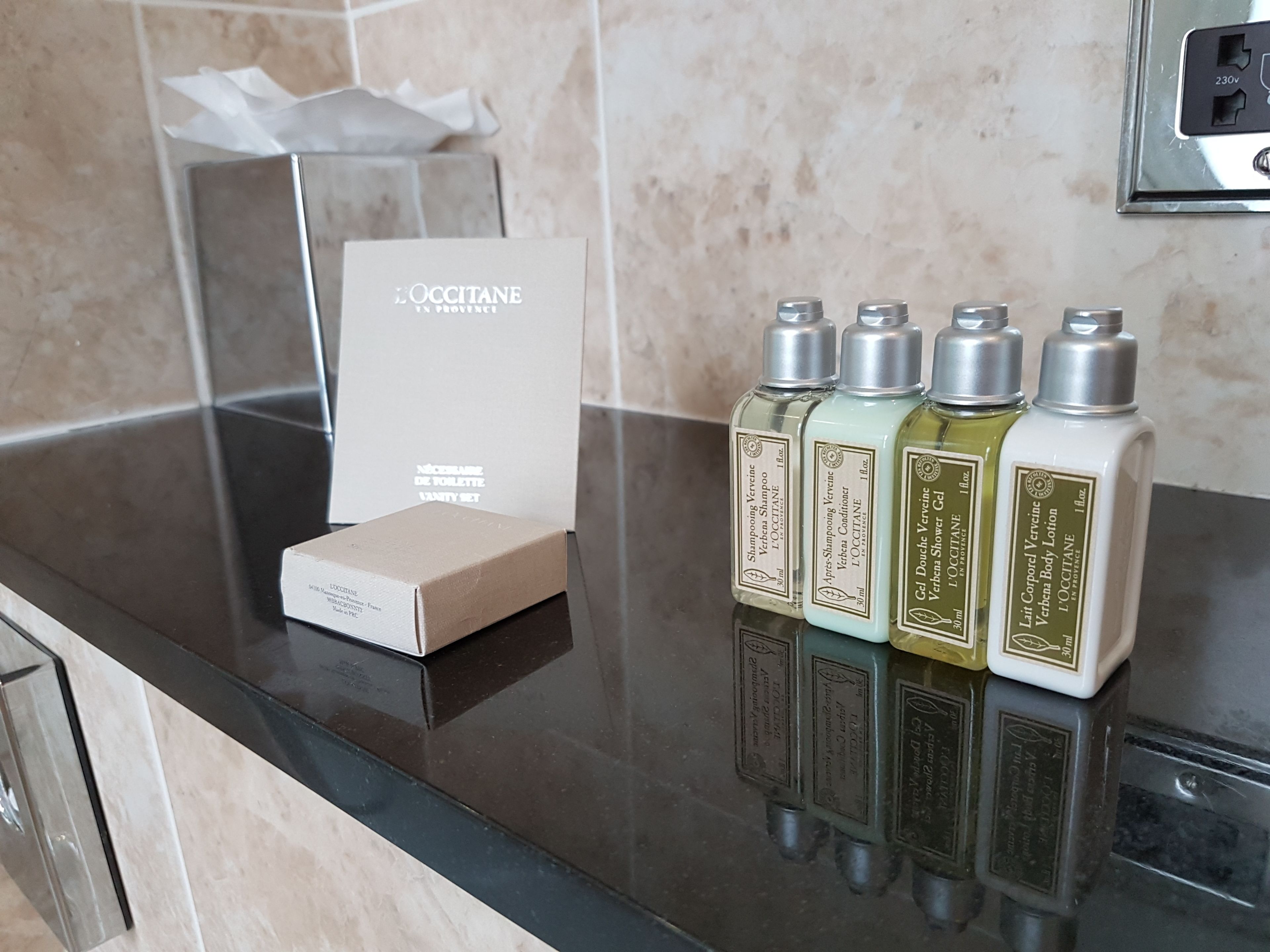 standard room | bathroom | designer toiletries, hair dryer, towels