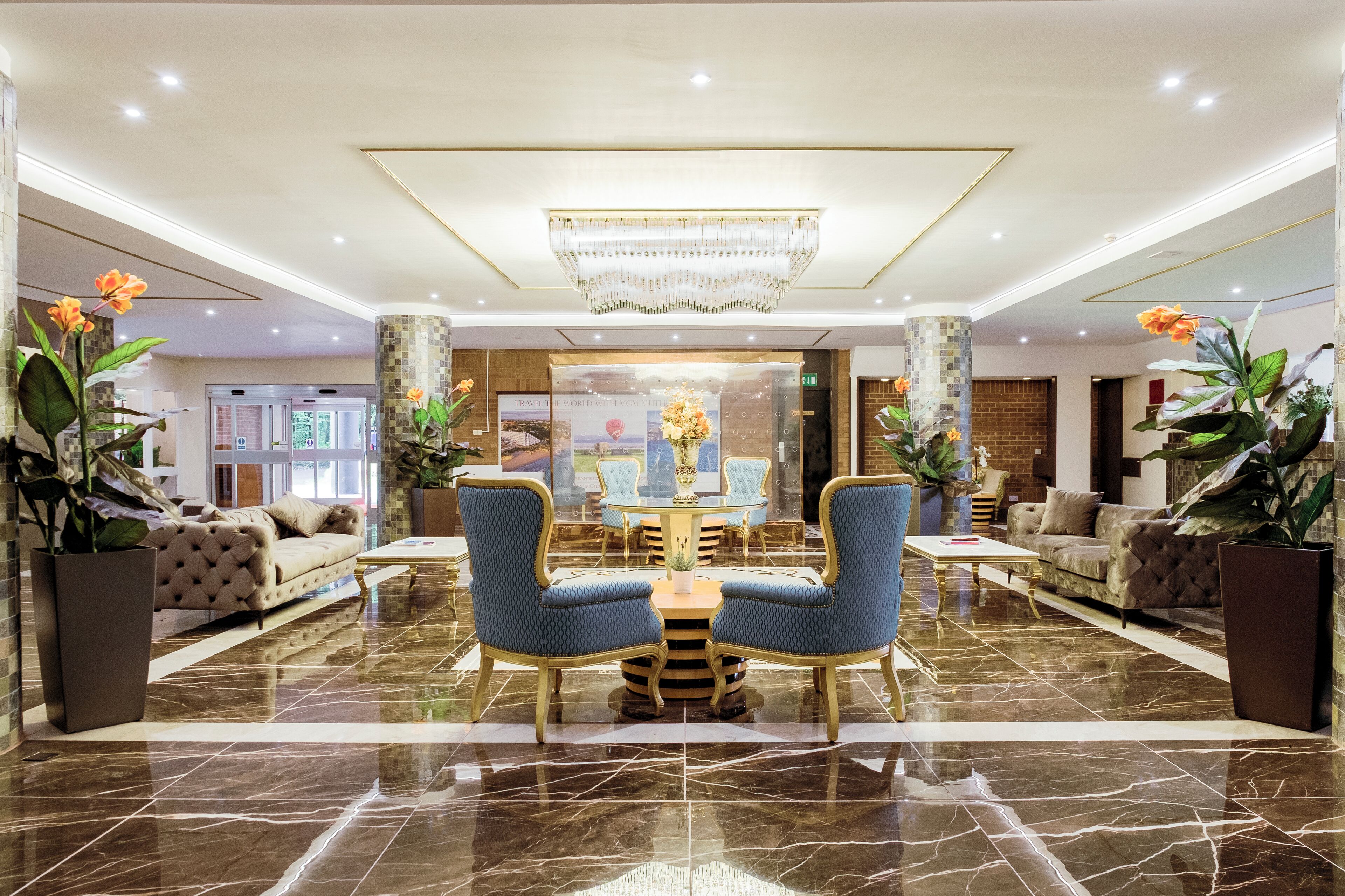 บริเวณนั่งเล่นที่ล็อบบี้