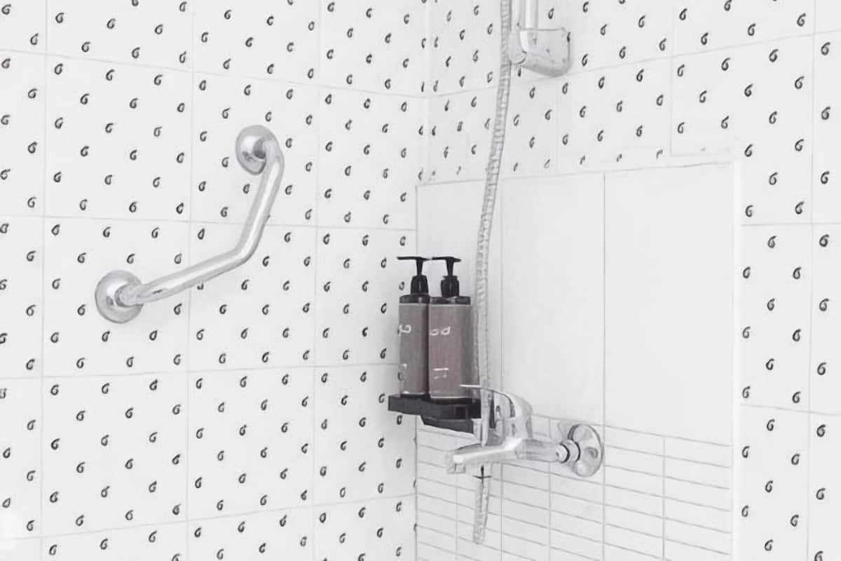 Bathroom | Shower, free toiletries, hair dryer, towels