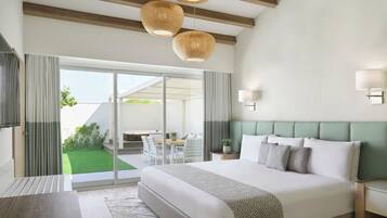 Villa, 3 chambres | Literie de qualité supérieure, couette en duvet d'oie, minibar