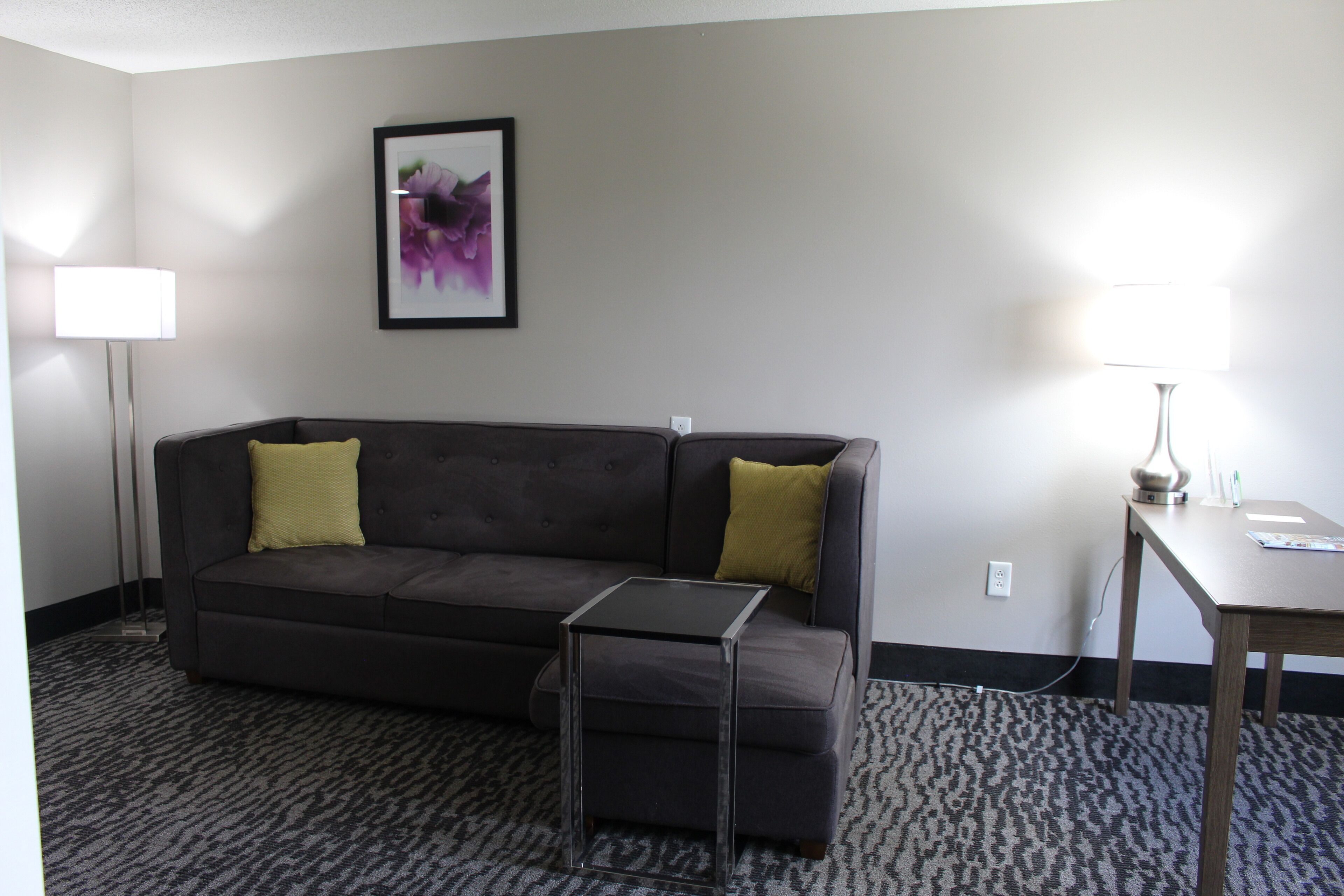 suite, 1 bedroom, non smoking (1 king bed) | living room | flat-screen tv