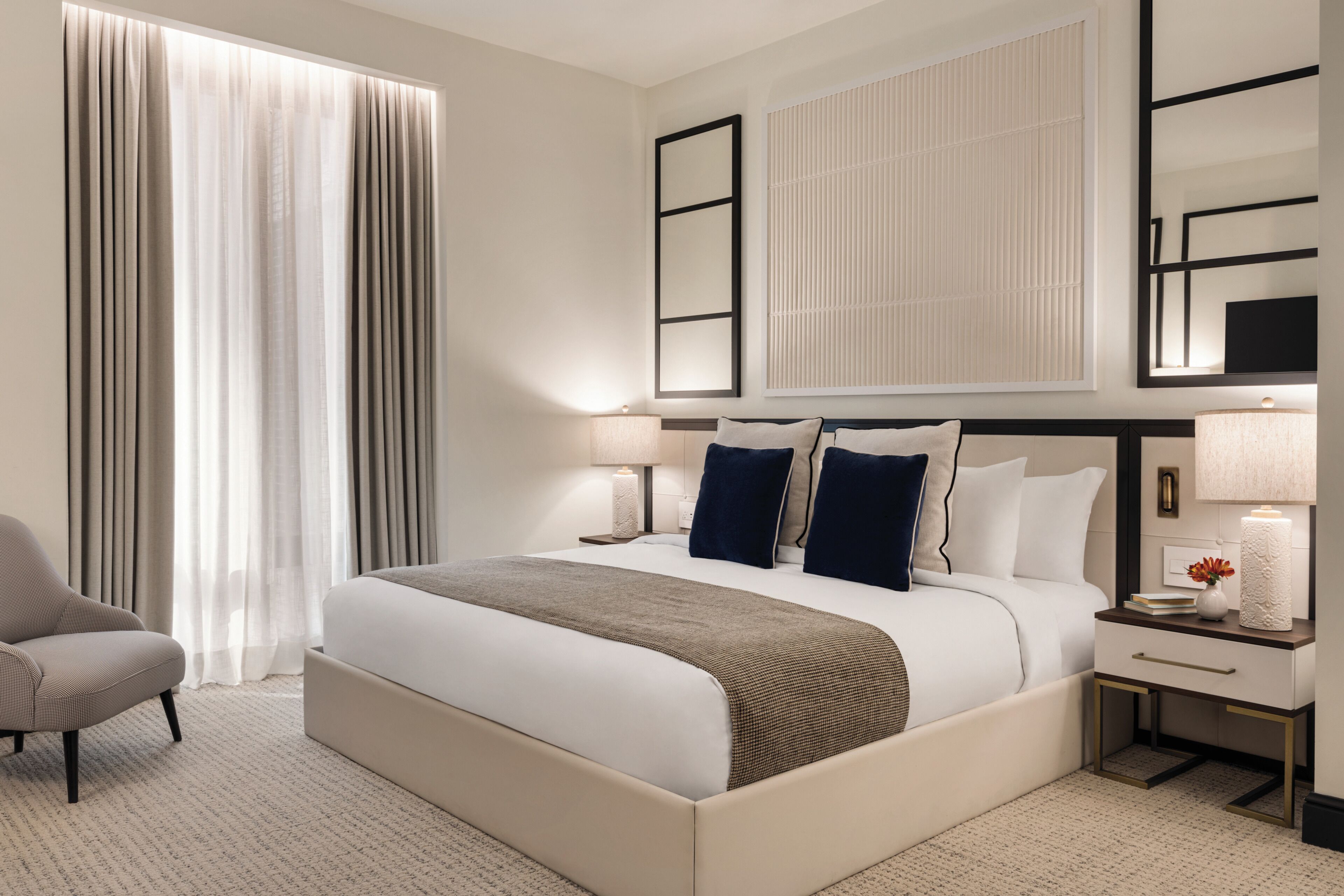 Down comforters, in-room safe, desk, laptop workspace