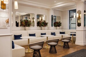 Sitteområde i lobbyen