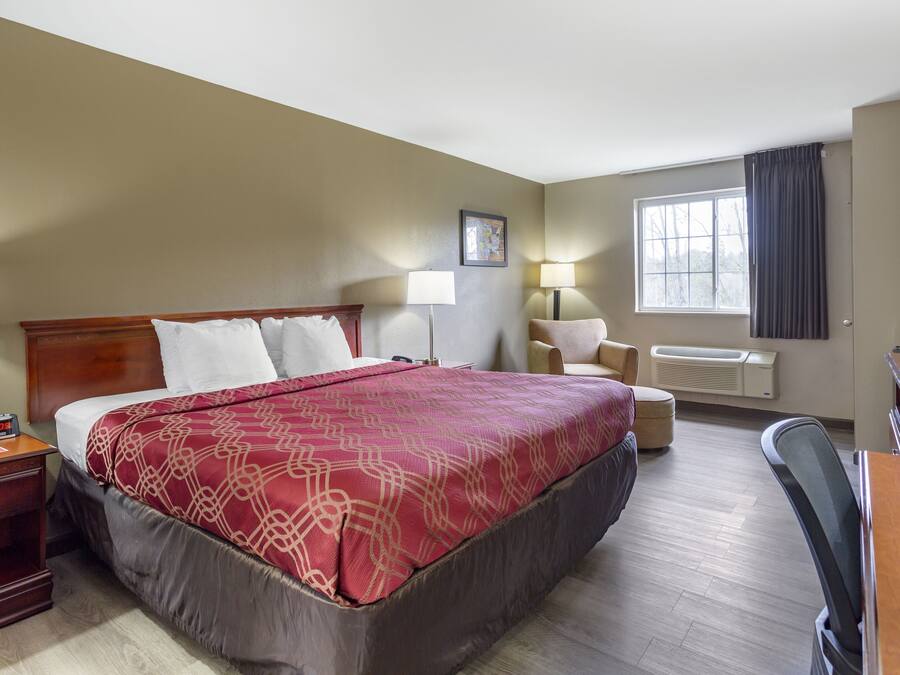 Room, 1 King Bed, Non Smoking | Desk, iron/ironing board, WiFi (free), alarm clocks