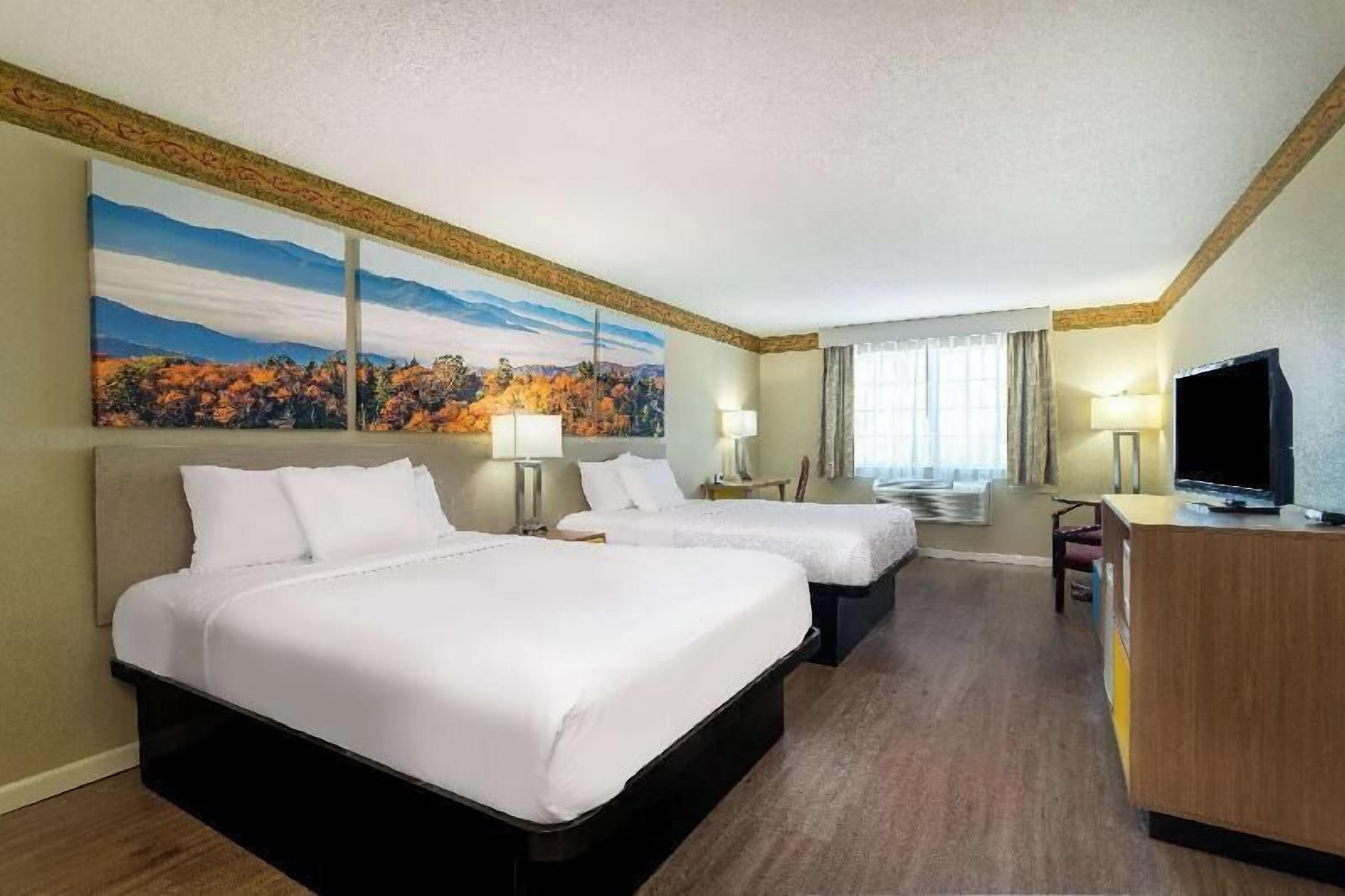 Premium bedding, blackout drapes, iron/ironing board, rollaway beds