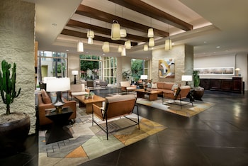 Lobby sitting area at Tempe Mission Palms, a Destination by Hyatt Hotel