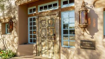 Entrada de l'allotjament