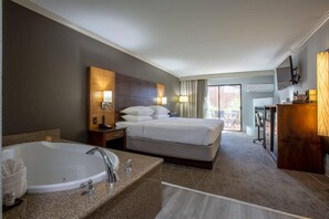 Suite 1 King Bed, Fireplace, Patio, Whirlpool Bath, Non-Smoking | Premium bedding, pillowtop beds, in-room safe, desk - Arroyo Pinion Hotel, an Ascend Collection Hotel (Sedona)