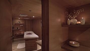 Sauna, hot tub, steam room, body treatments, body wraps, body scrubs
