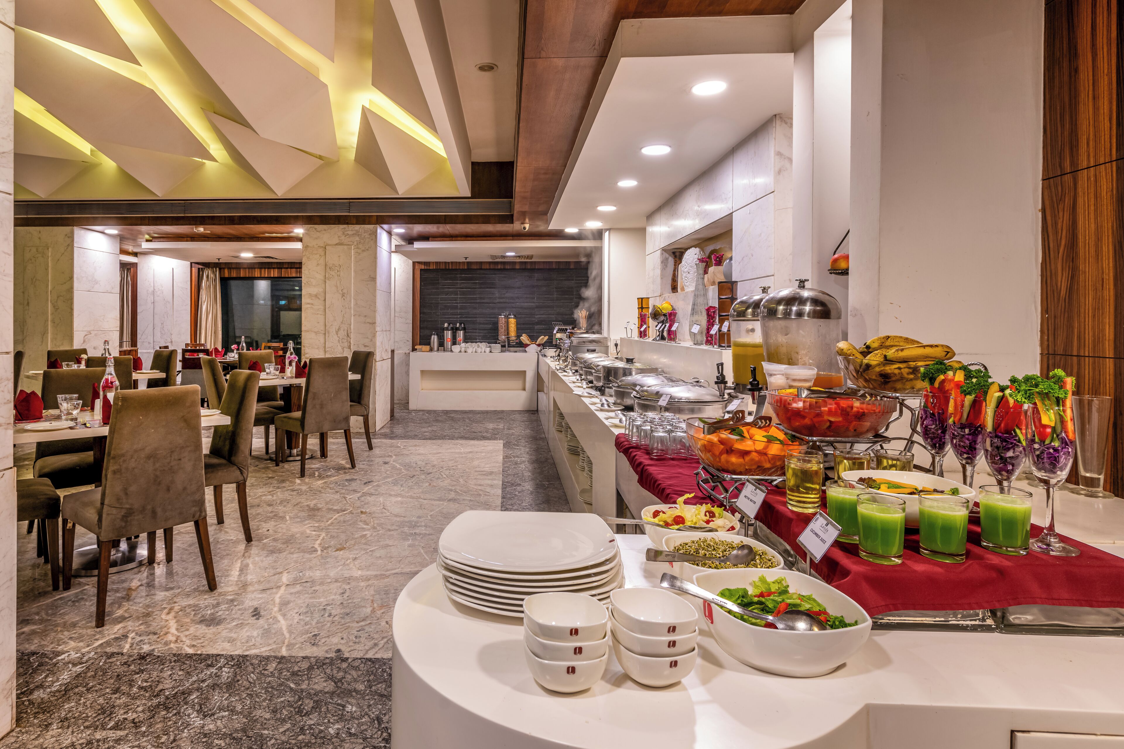 Daily buffet breakfast (INR 250 per person)