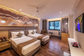 Club Twin Room | Minibar, in-room safe, blackout drapes, iron/ironing board - Lords Plaza, Surat (Surat)
