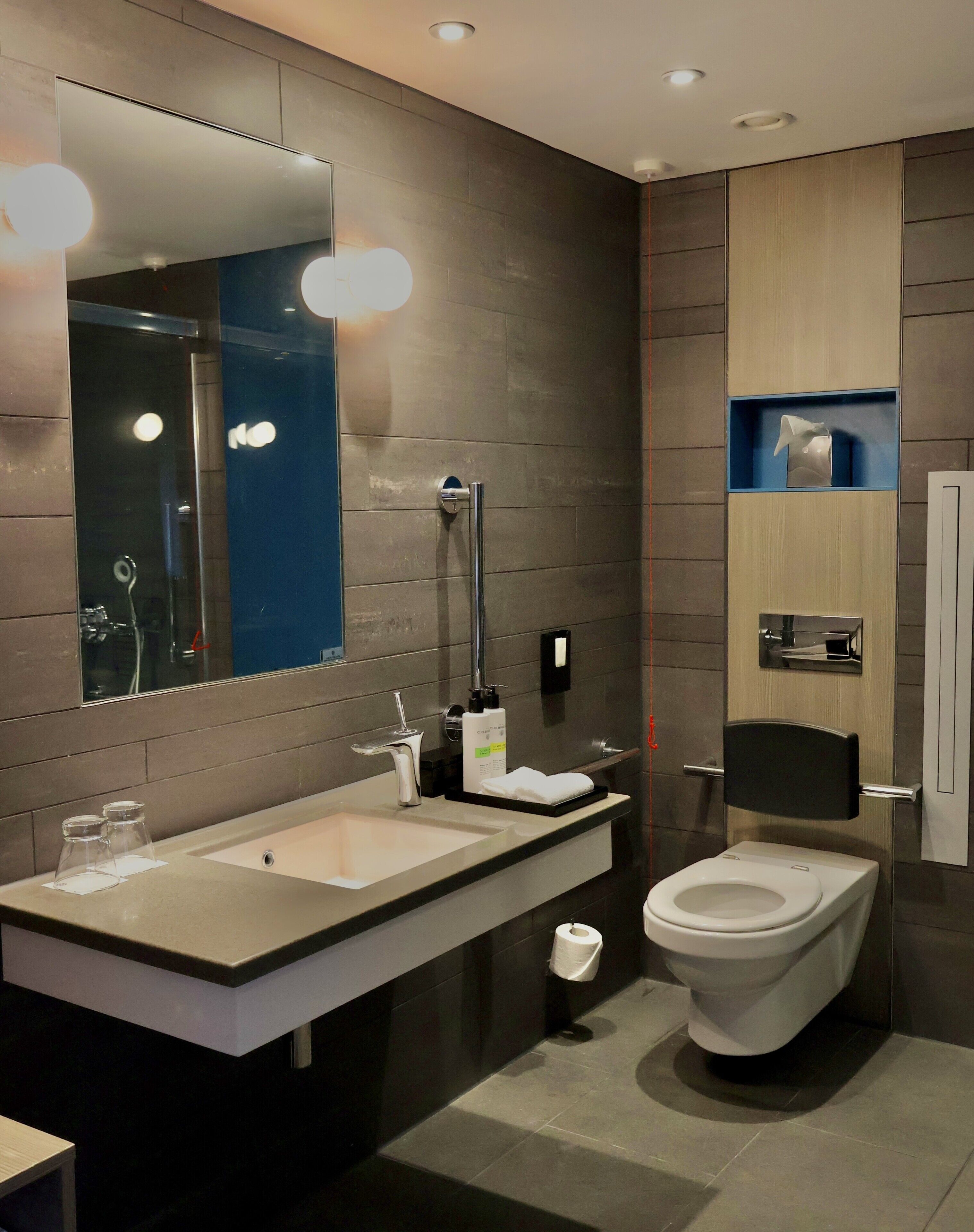 classic room, 1 double bed, accessible | bathroom | shower, rainfall showerhead, eco-friendly toiletries, hair dryer